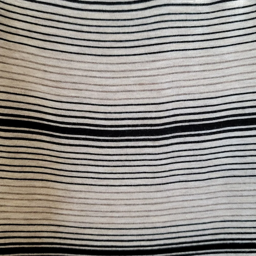 Tan and Black Striped Maxi Skirt - Picture 3 of 6